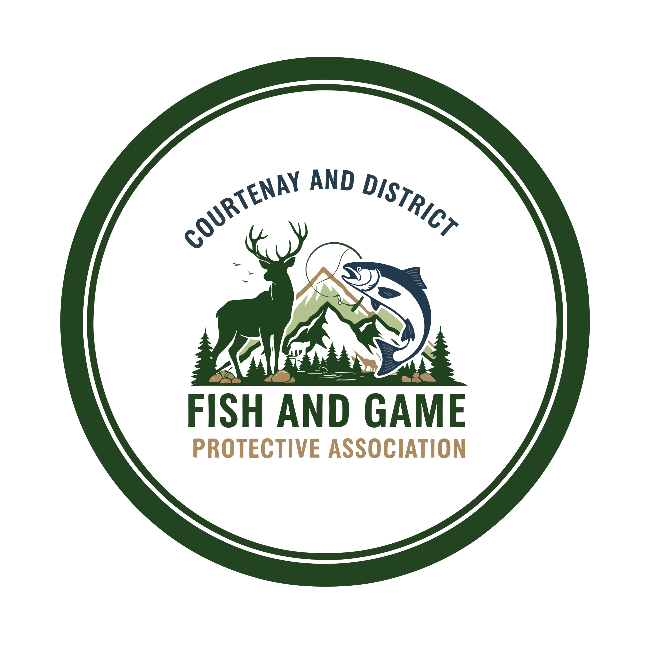 Courtenay & District Fish & Game Protective Association Logo